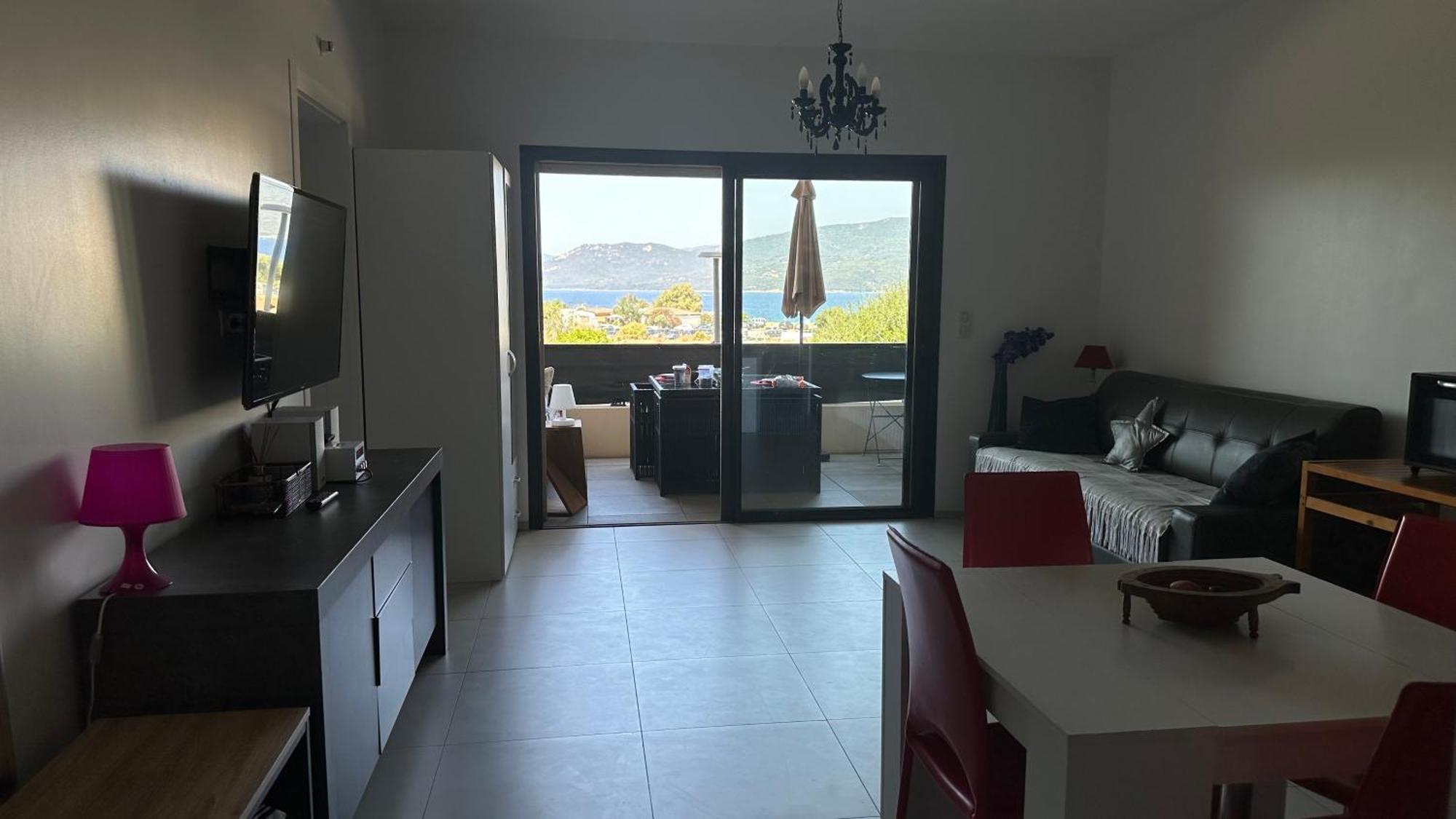 Studio T1 bis vue mer Propriano Propriano  Exterior foto