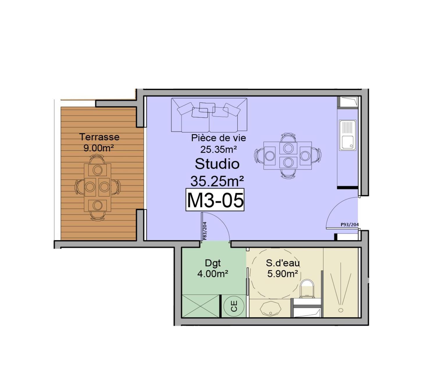 Studio T1 bis vue mer Propriano Propriano  Exterior foto